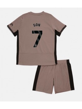 Otroški Nogometna dresi replika Tottenham Hotspur Son Heung-min #7 Tretji 2023-24 Kratek rokav (+ hlače)
